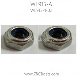 WLTOYS WL915-A RC Boat Parts WL915-1-02 M3 Lock Nut