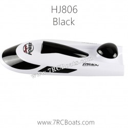 Hong XunJie HJ806 2.4G RC Boat Parts Upper Cover Assembly Black