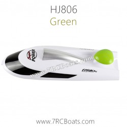 Hong XunJie HJ806 High speed Boat Parts Upper Cover Assembly Green