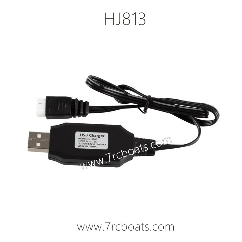 Hongxunjie HJ813 2.4Ghz RC Boat Parts 7.4V USB Charger
