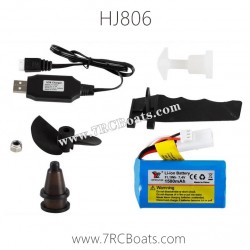 Hong XunJie HJ806 Boat Parts Battery and USB Charger