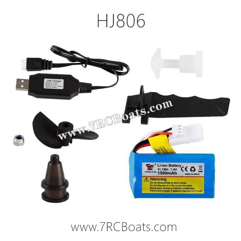 Hong XunJie HJ806 Boat Parts Battery and USB Charger Hong XunJie HJ806 Boat Parts Battery and USB Charger