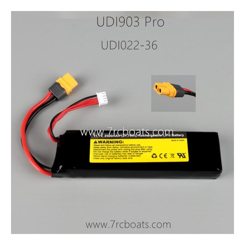 UDIRC UDI903 PRO Brushless RC Boat Parts battery 11.1V 2500mAh UDIRC UDI903 PRO Brushless RC Boat Parts battery 11.1V 2500mAh