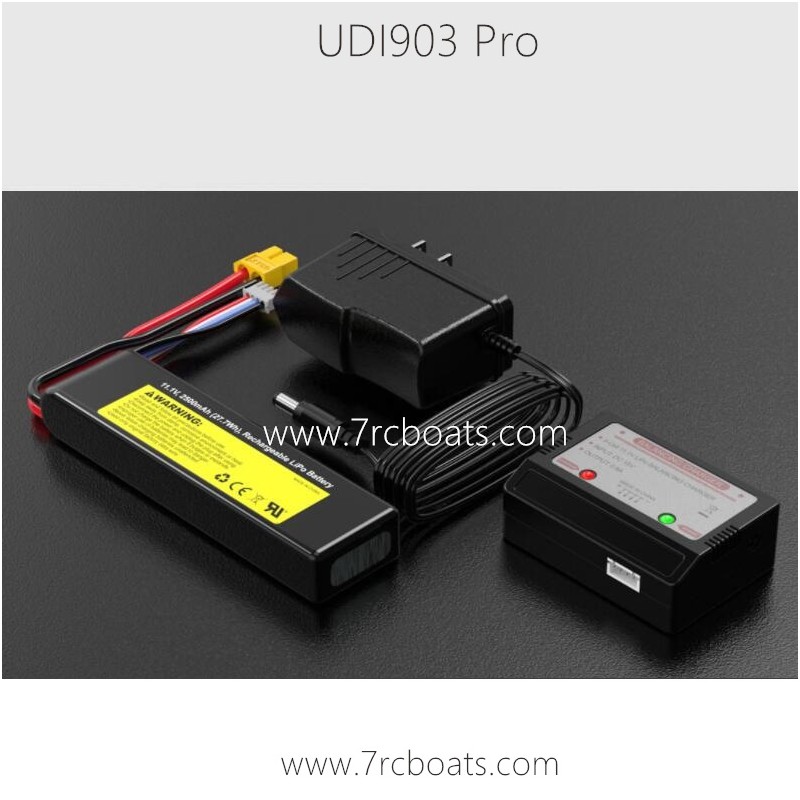 UDIRC UDI903 PRO Parts 11.1V 2500mAh lipo battery and Charger set