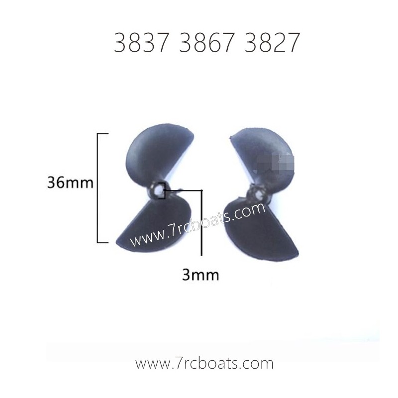 HENG LONG 3837 3867 3827 RC Boat Parts Propeller HENG LONG 3837 3867 3827 RC Boat Parts Propeller