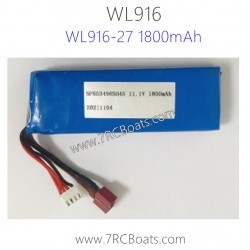 WLTOYS WL916 Battery 11.1V 1800mAh WL916-27