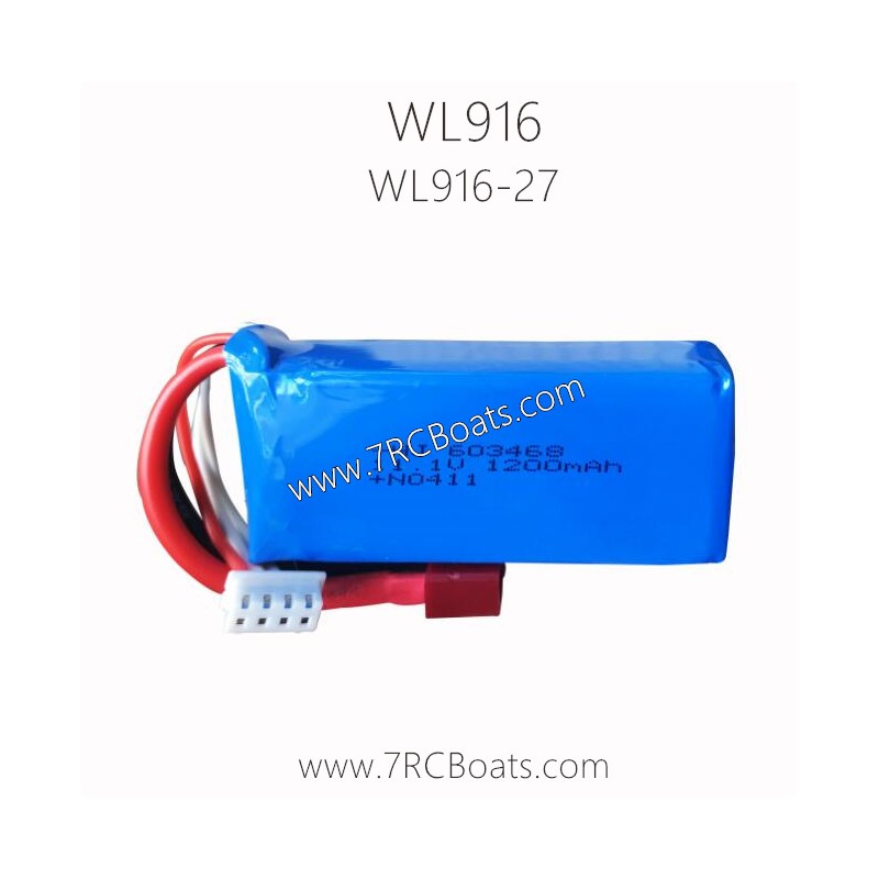 WLTOYS XK WL916 Boat Parts Battery 11.1V 1200mAh WL916-27 WLTOYS XK WL916 Boat Parts Battery 11.1V 1200mAh WL916-27