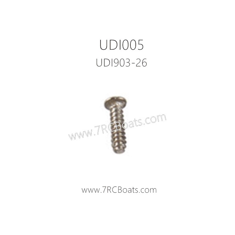 UDI005 RC Racing Boat Parts UDI903-26 2.6X10 Flat head screw UDI005 RC Racing Boat Parts UDI903-26 2.6X10 Flat head screw