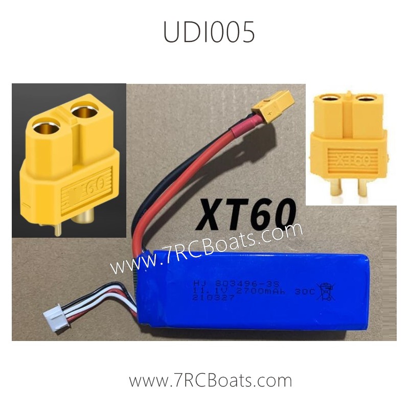 UDI Arrow RC Boat UDI005 Upgrades Battery 11.1V 2700mAh XT60 Plug UDI Arrow RC Boat UDI005 Upgrades Battery 11.1V 2700mAh XT60 Plug