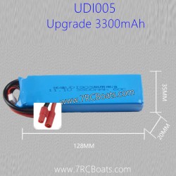 UDI005 Upgrade battery 11.1V 3300mAh Banana Plug