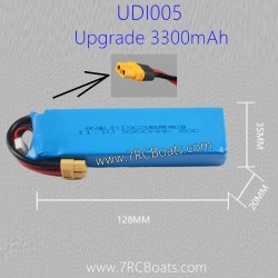 UDI UDI005 Arrow RC Boat upgrades Battery 11.1V 3300mAh XT-60 Plug