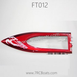 FEILUN RC Boat FT012 Parts Bottom Body Kit Red