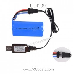 UDIRC Rapid UDI009 high Speed Boat Parts Battery 7.4V and Charger