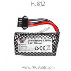 HongXunJie HJ812 RC Boat Parts B001 Li-ion Battery 5.18Wh 7.4V 700mAh