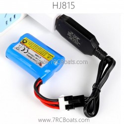 HongXunJie HXJ R/C HJ815 Speed Boat Parts Battery and Charger
