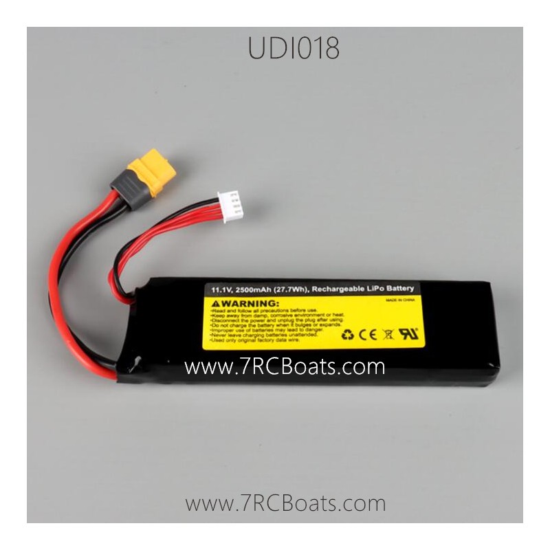 UDIRC UDI018 Battery 11.1V 2500mAh UDI018-44 UDIRC UDI018 Battery 11.1V 2500mAh UDI018-44