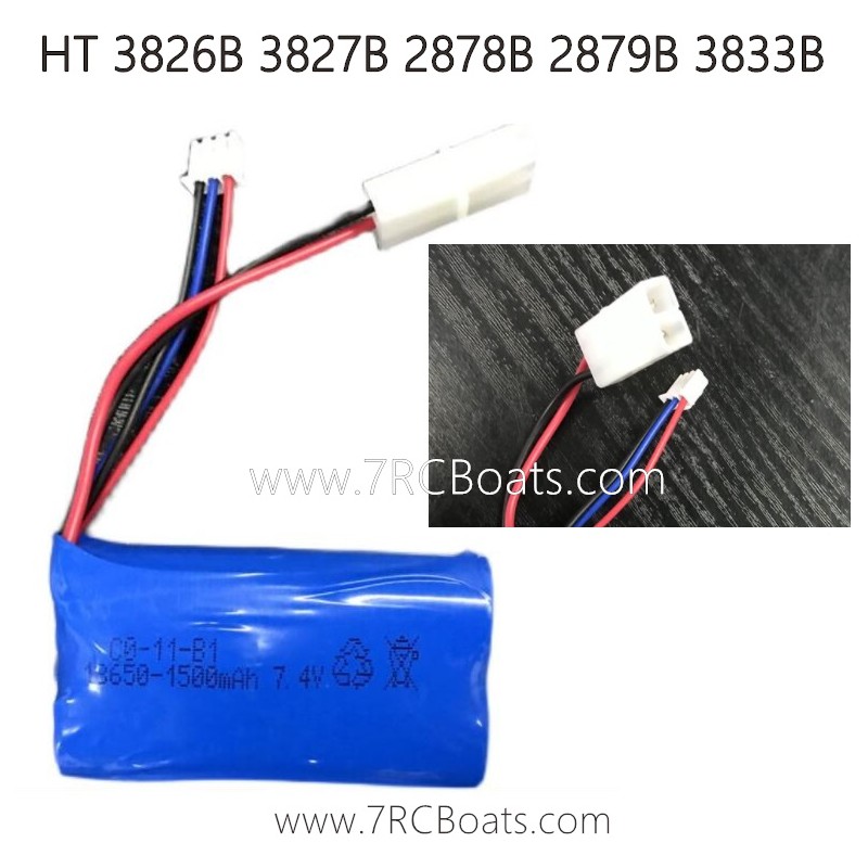 HT 3826B 3827B 2878B 2879B 3833B Battleship RC Boat Parts Battery HT 3826B 3827B 2878B 2879B 3833B Battleship RC Boat Parts Battery