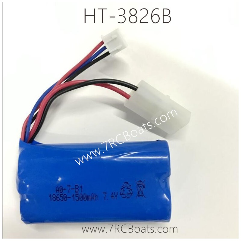 HENG TAI HT-3826B Battleship RC Boat Parts 7.4V Battery 1500mAH HENG TAI HT-3826B Battleship RC Boat Parts 7.4V Battery 1500mAH