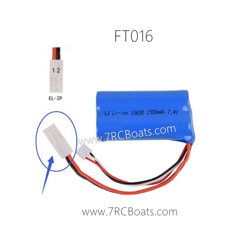 FEILUN FT016 RC Boat Parts Battery 7.4V 1500mAh FEILUN FT016 RC Boat Parts Battery 7.4V 1500mAh